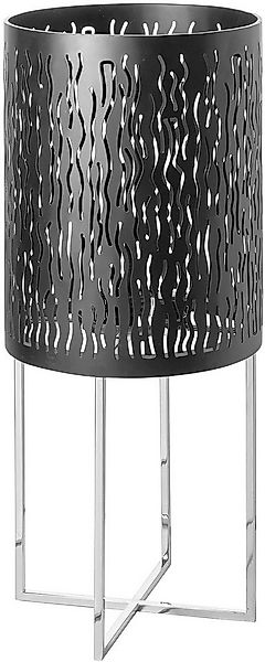 Fink Bodenwindlicht BACCUS (1 St), Kerzenhalter, Dekoobjekt, schwarz pulver günstig online kaufen