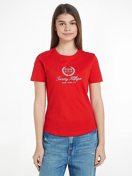 Tommy Hilfiger T-Shirt SLIM FLAG SCRIPT günstig online kaufen