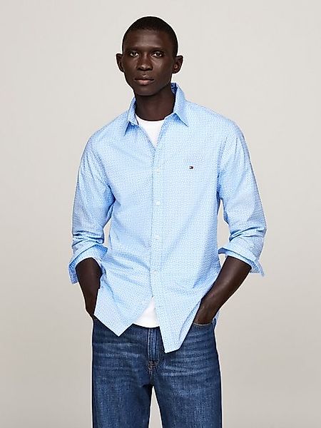 Tommy Hilfiger Langarmhemd POPLIN PRINT SF günstig online kaufen
