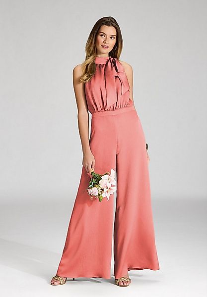 SWING Jumpsuit - Jumpsuit mit Schluppe aus gehämmertem Satin Oberteil in lo günstig online kaufen