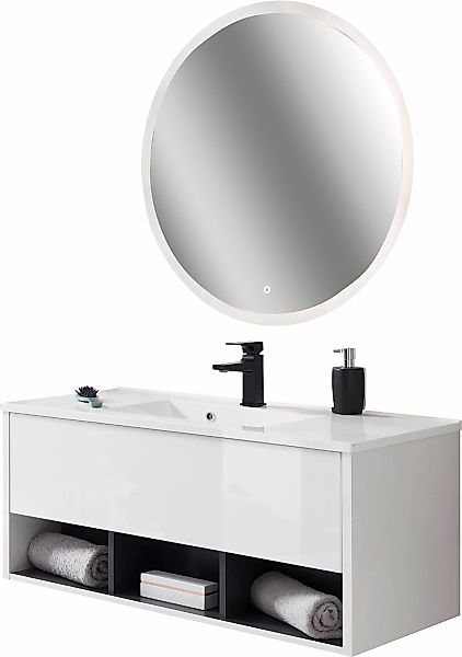 PLACES OF STYLE Badmöbel-Set "Studio Line, Bad im modernen Design, 2-teilig günstig online kaufen