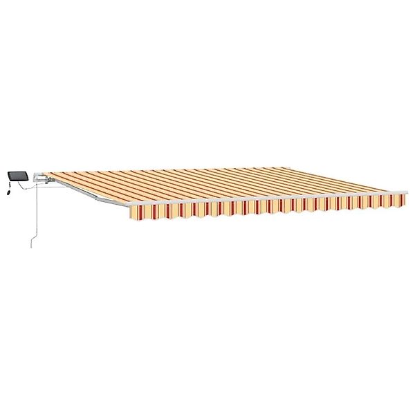 vidaXL Einziehbare Markise mit Gelb und Orange 450 x 300 cm Stoff 3330900 günstig online kaufen