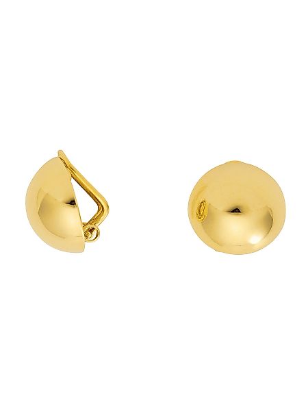 Adelia´s Paar Ohrhänger "333 Gold Ohrringe Ohrclips Ø 14 mm", Goldschmuck f günstig online kaufen