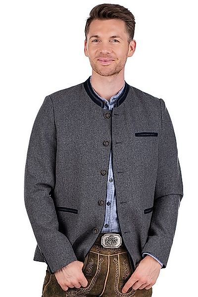 Spieth & Wensky Trachtenjanker Janker - BALDUIN - grau/dunkelblau günstig online kaufen