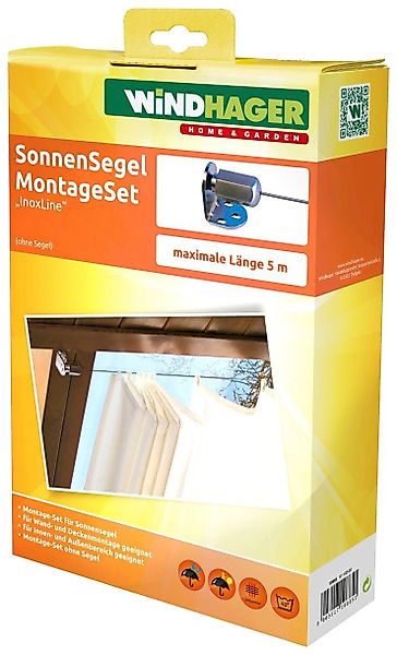 Windhager Seilspanngarnitur, Montage-Set zur Befestigung von günstig online kaufen