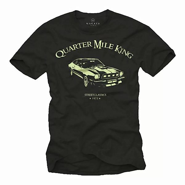 MAKAYA T-Shirt Herren mit Auto Aufdruck 1968er Mustang - Geschenke für Männ günstig online kaufen