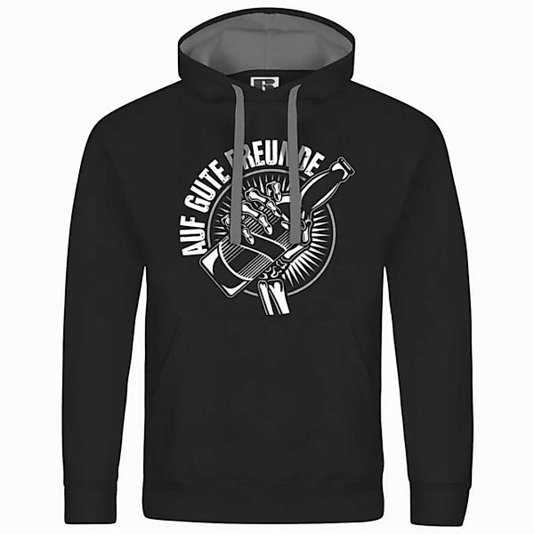 deinshirt Kapuzenpullover Herren Kapuzenpullover Auf gute Freunde Mit Print günstig online kaufen