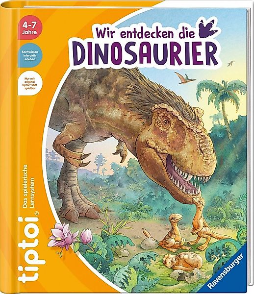 Ravensburger Buch tiptoi® Wir entdecken die Dinosaurier, Made in Germany günstig online kaufen