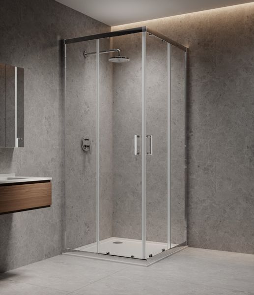 welltime Eckdusche New Trento, BxT: 90x90 günstig online kaufen