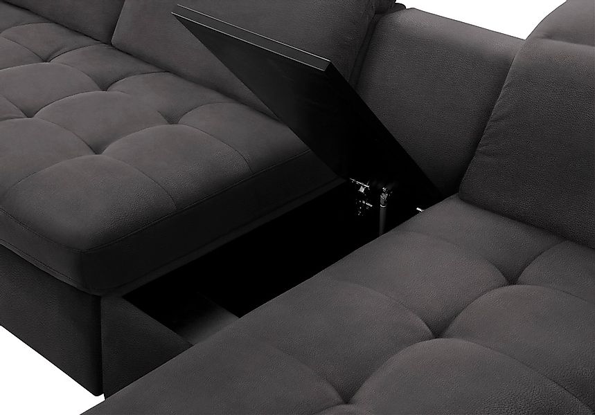 sit&more Wohnlandschaft »Stardust U-Form« inklusive Kopfteilverstellung, Ar günstig online kaufen