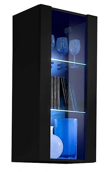 99rooms Vitrine Azara (Hängevitrine, Glasvitrine, Wohnmöbel) Holzwerkstoff günstig online kaufen
