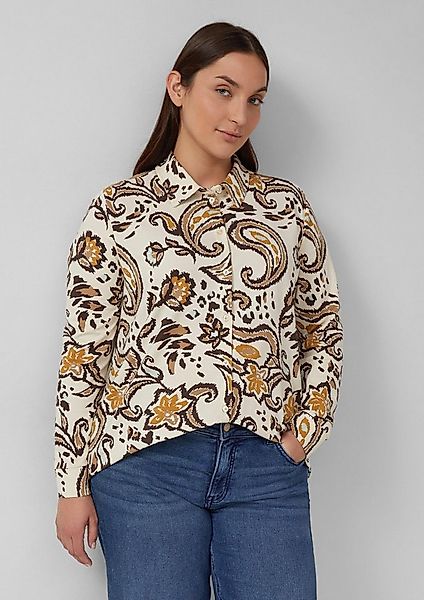 s.Oliver Langarmbluse T-Shirt Hemdbluse aus Jersey günstig online kaufen