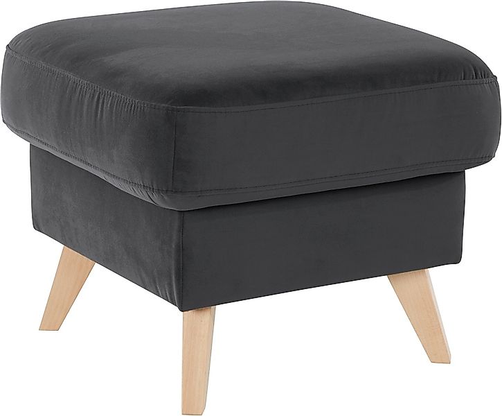 exxpo - sofa fashion Hocker »Nappa mit praktischem Staufach unter der Sitzf günstig online kaufen