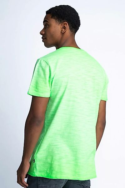 Petrol T-Shirt Balg Melange Hellgrün - Größe XXL günstig online kaufen