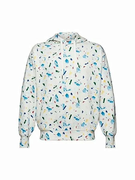 Esprit Sweatshirt Hoodie aus Bio-Baumwolle mit Print (1-tlg) günstig online kaufen