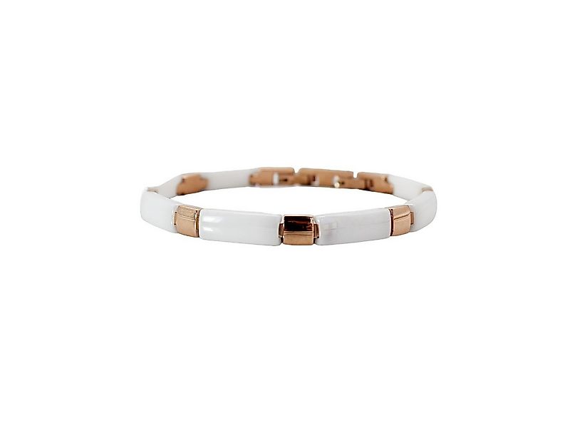 ELLAWIL Gliederarmband Klassisches Basic Gliederarmband aus Edelstahl Keram günstig online kaufen