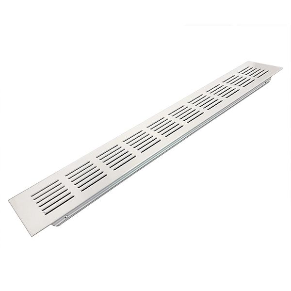 Häusler Lüftungsgitter LG-4006 W Eloxiert Stegblech Alu Weiß 400 x 60 mm günstig online kaufen