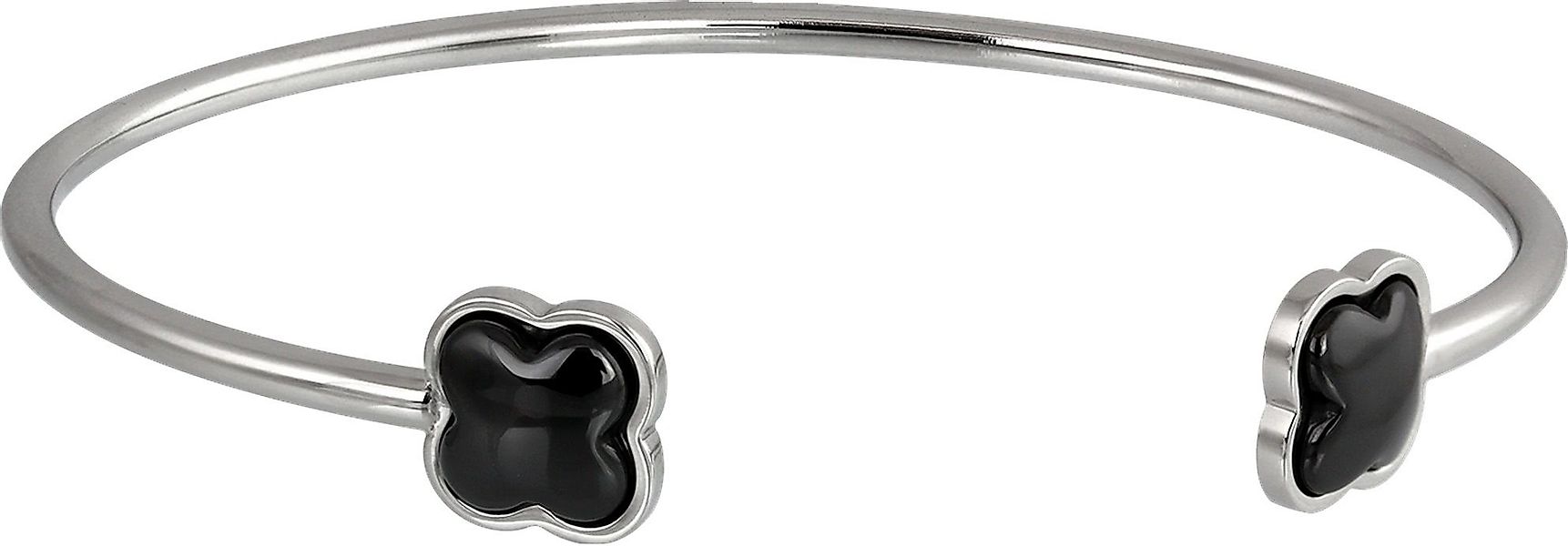 Amello Armreif Amello Kleeblatt Armreifen silber günstig online kaufen