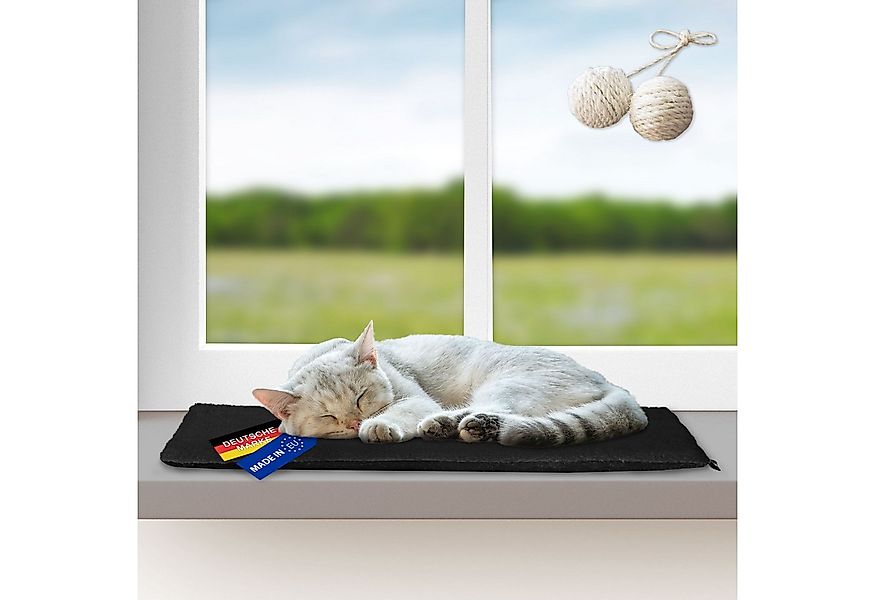 Rohrschneider Tierbett Katzen Fensterliege Plüsch selbstwärmende Katzendeck günstig online kaufen