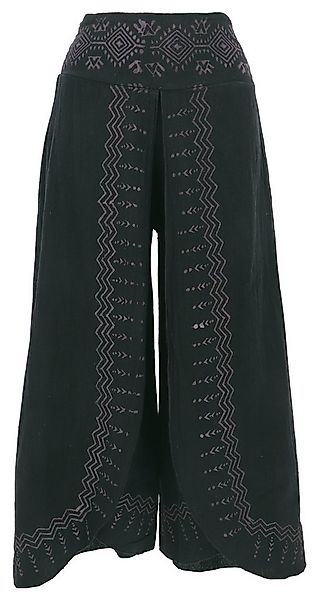 Guru-Shop Relaxhose Palazzohose, Hosenrock, bedruckte natürliche.. alternat günstig online kaufen