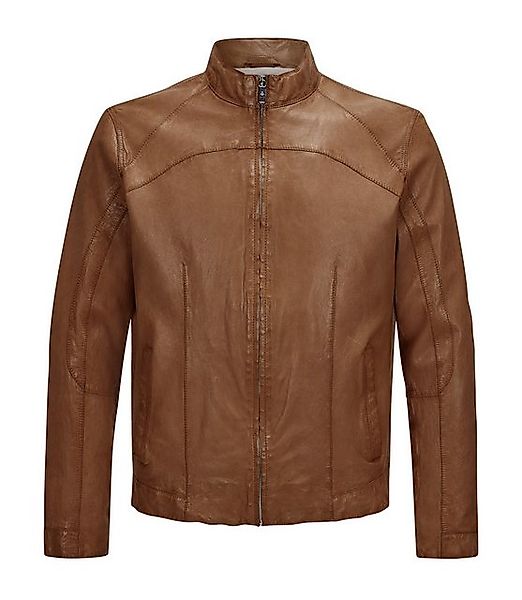 Milestone Lederjacke MSWinston Biker Blouson aus genarbtem Lammleder günstig online kaufen