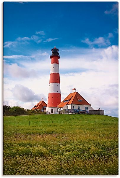 Artland Wandbild "Westerhever Leuchtturm", Gebäude, (1 St.), als Alubild, O günstig online kaufen