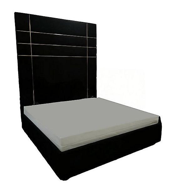 Xlmoebel Bett Neues Luxus-Doppelbett aus Leder und Textil für das Schlafzim günstig online kaufen