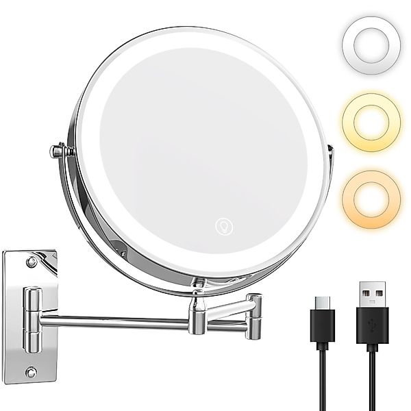 skelo Kosmetikspiegel Schminkspiegel mit Beleuchtung und günstig online kaufen