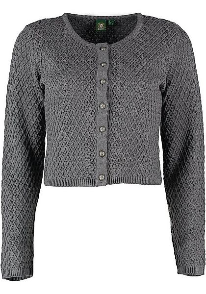 OS Trachten Strickjacke Quivun Trachtenjacke mit Rautenmuster günstig online kaufen