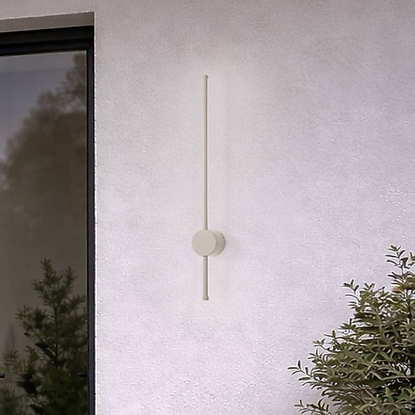 LED-Wandleuchte Orla S, sand, Aluminium, Höhe 65 cm günstig online kaufen