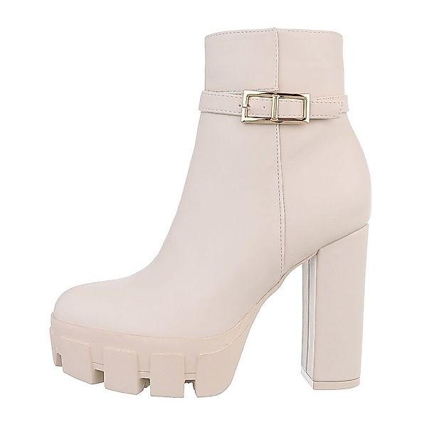 Ital-Design Damen Party & Clubwear Plateaustiefelette günstig online kaufen