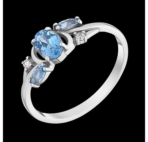 Secretforyou Fingerring Fingerring Ring 925 Silber Topas Zirkonia Echtschmu günstig online kaufen