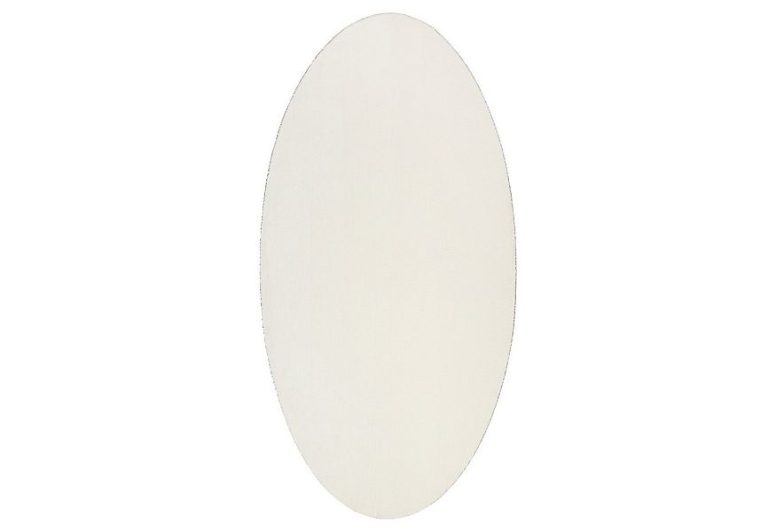 vidaXL Teppich Teppiche Cremefarben Polyester 80 x 150 cm Ovaler Bereichste günstig online kaufen