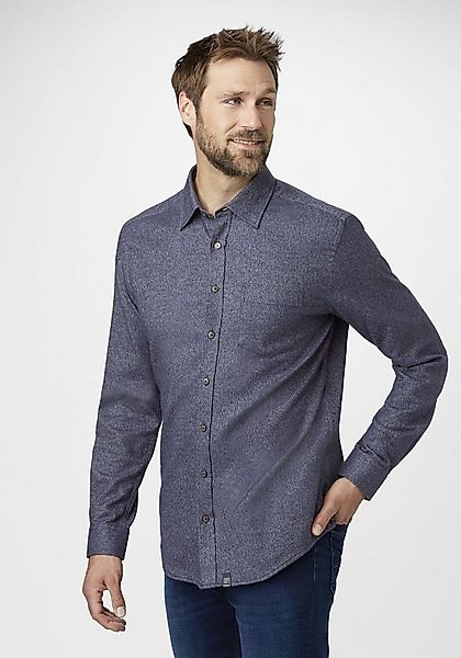 Paddock's Langarmhemd Long sleeve Langarmhemd aus reiner Baumwolle günstig online kaufen
