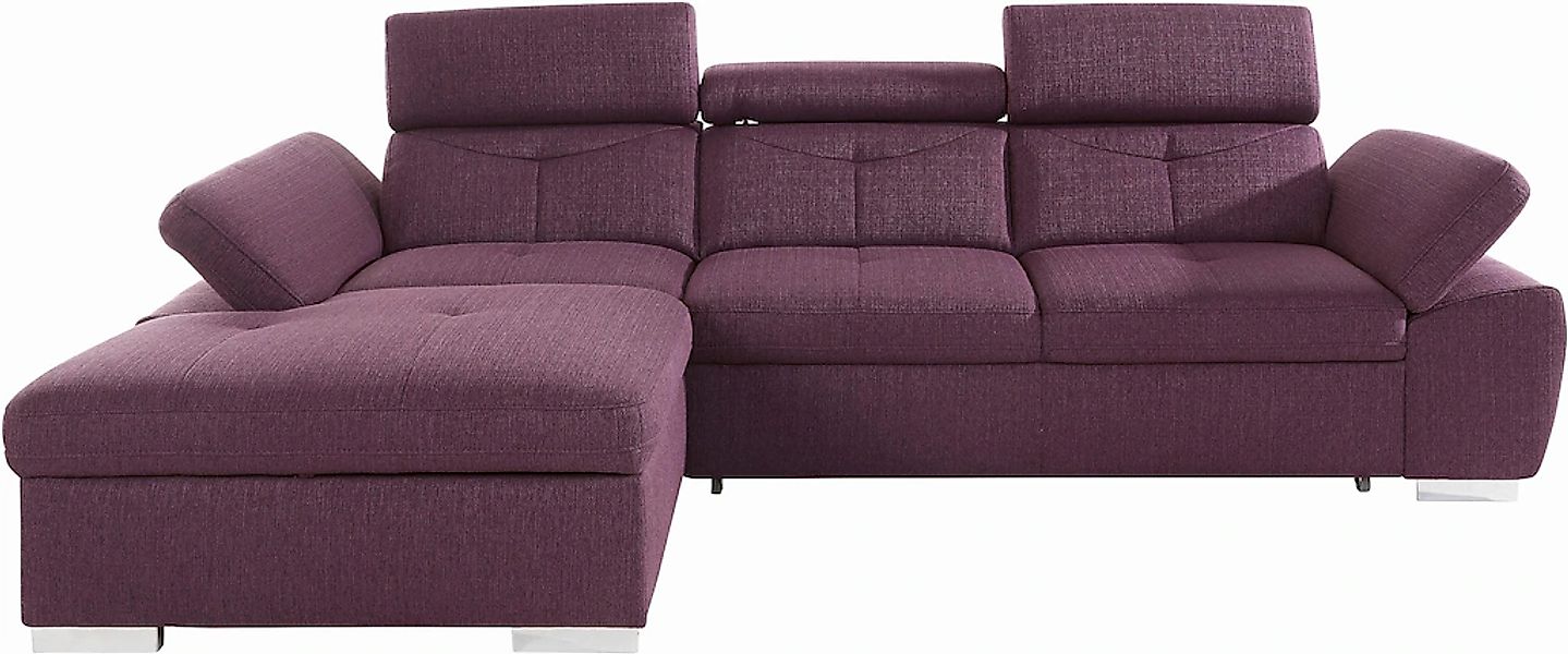 exxpo - sofa fashion Ecksofa "Spring, super bequem, mit Armteil- und Kopfte günstig online kaufen