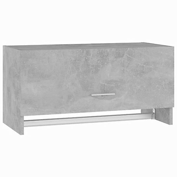 furnicato Kleiderschrank Betongrau 70x32,5x35cm Holzwerkstoff (1-St) günstig online kaufen