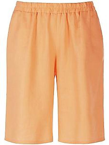 Bermudas aus 100% Leinen Peter Hahn orange günstig online kaufen