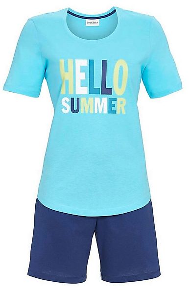 Ringella Shorty Damen Schlafanzug kurz (2 tlg) Baumwolle günstig online kaufen