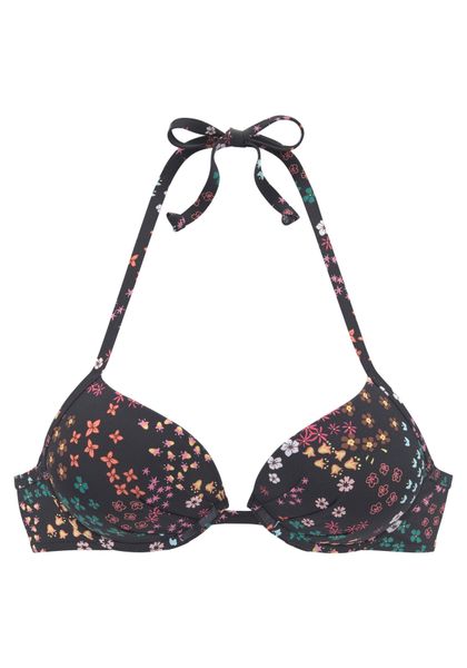 s.Oliver Push-Up-Bikini-Top Milly, im Blumendesign günstig online kaufen