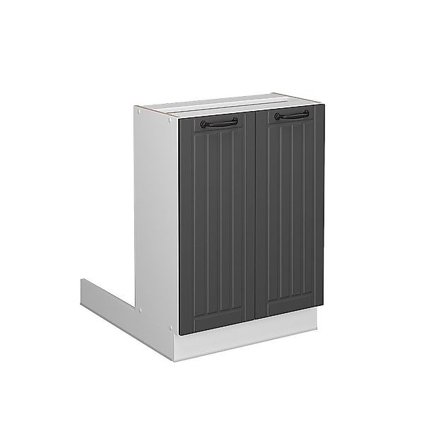 Vicco Unterschrank Fame-Line, Anthrazit/Weiß, 60 cm günstig online kaufen