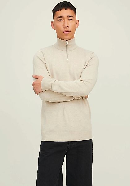 Jack & Jones Strickpullover "EMIL KNIT HALF ZIP", mit kurzem Reißverschluss günstig online kaufen