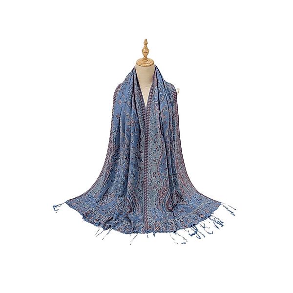 YRIIOMO Seidentuch Tassel Poncho Damen Schal günstig online kaufen