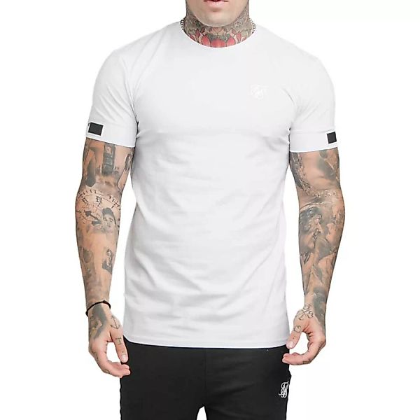 Siksilk Active Cuff Gym Kurzärmeliges T-shirt XL White günstig online kaufen