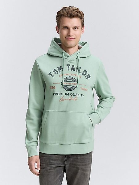 TOM TAILOR Sweatshirt Strick & Sweatshirts Hoodie Sweatshirt mit Logo-Print günstig online kaufen