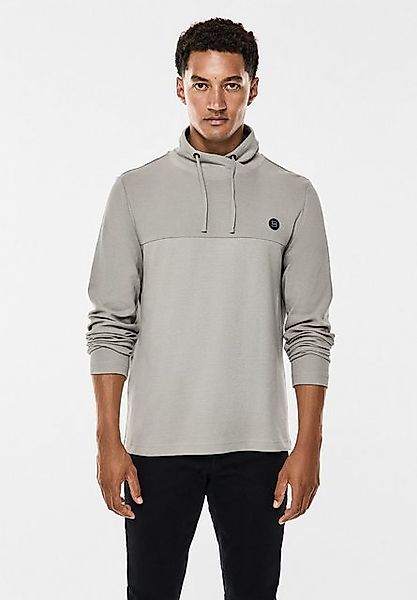 STREET ONE MEN Sweatshirt, mit Schalkragen günstig online kaufen