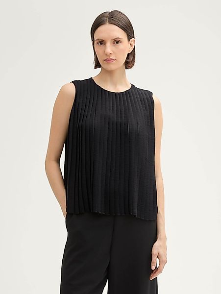 TOM TAILOR Blusentop Plissee Top Plissee günstig online kaufen