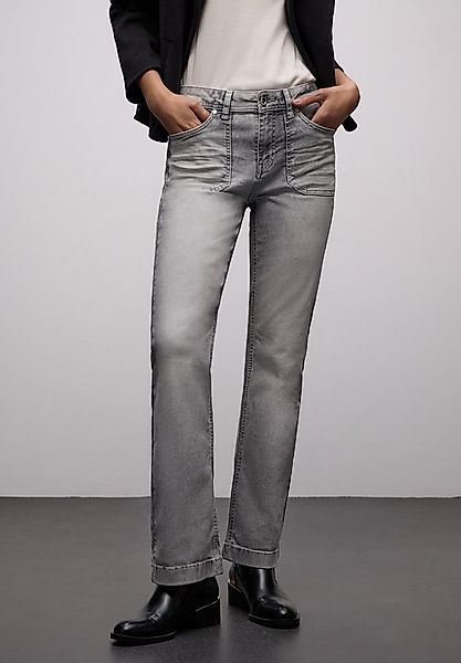 STREET ONE Bootcut-Jeans im 5-Pocket-Stil und mit Stretch günstig online kaufen