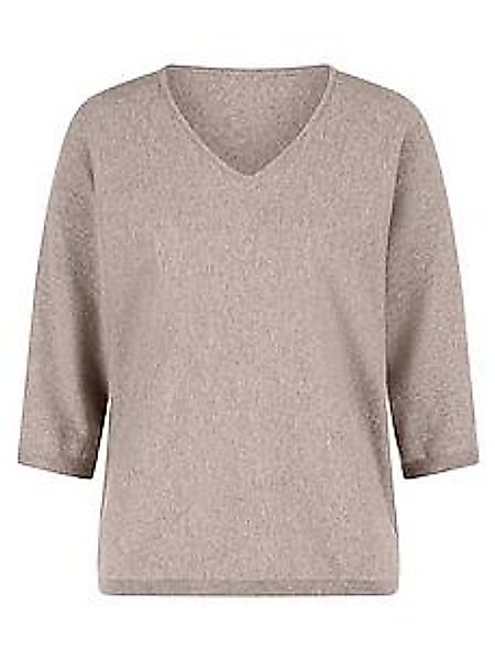 V-Pullover Kaschmir Peter Hahn beige günstig online kaufen