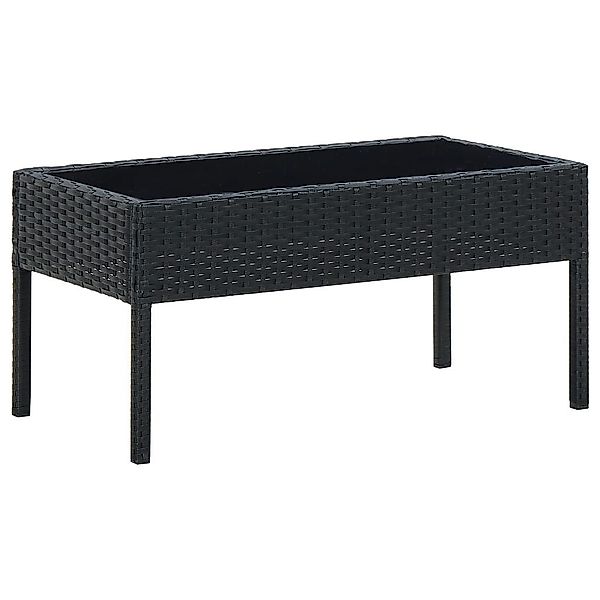 vidaXL Gartentisch Gartentisch Schwarz 75x40x37 cm günstig online kaufen