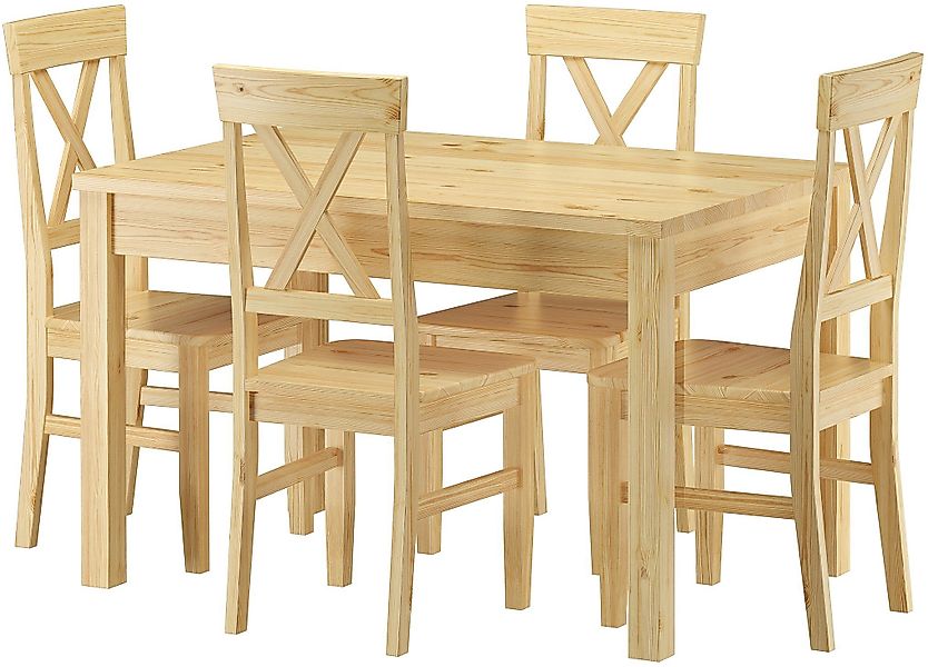 ERST-HOLZ Essgruppe Klassische Essgruppe mit Tisch günstig online kaufen